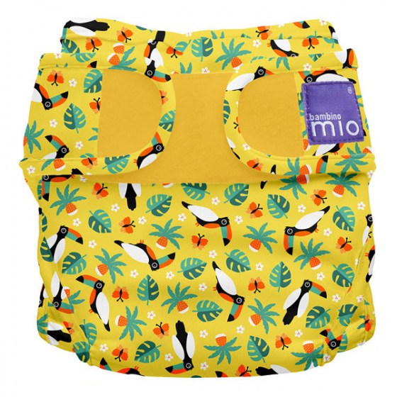 Svrchní plenkové kalhotky Bambino Mio miosoft Tropical toucan , 3-9kg