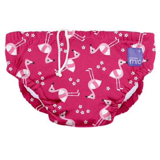 Kojenecké plavky Bambino Mio Pink flamingo